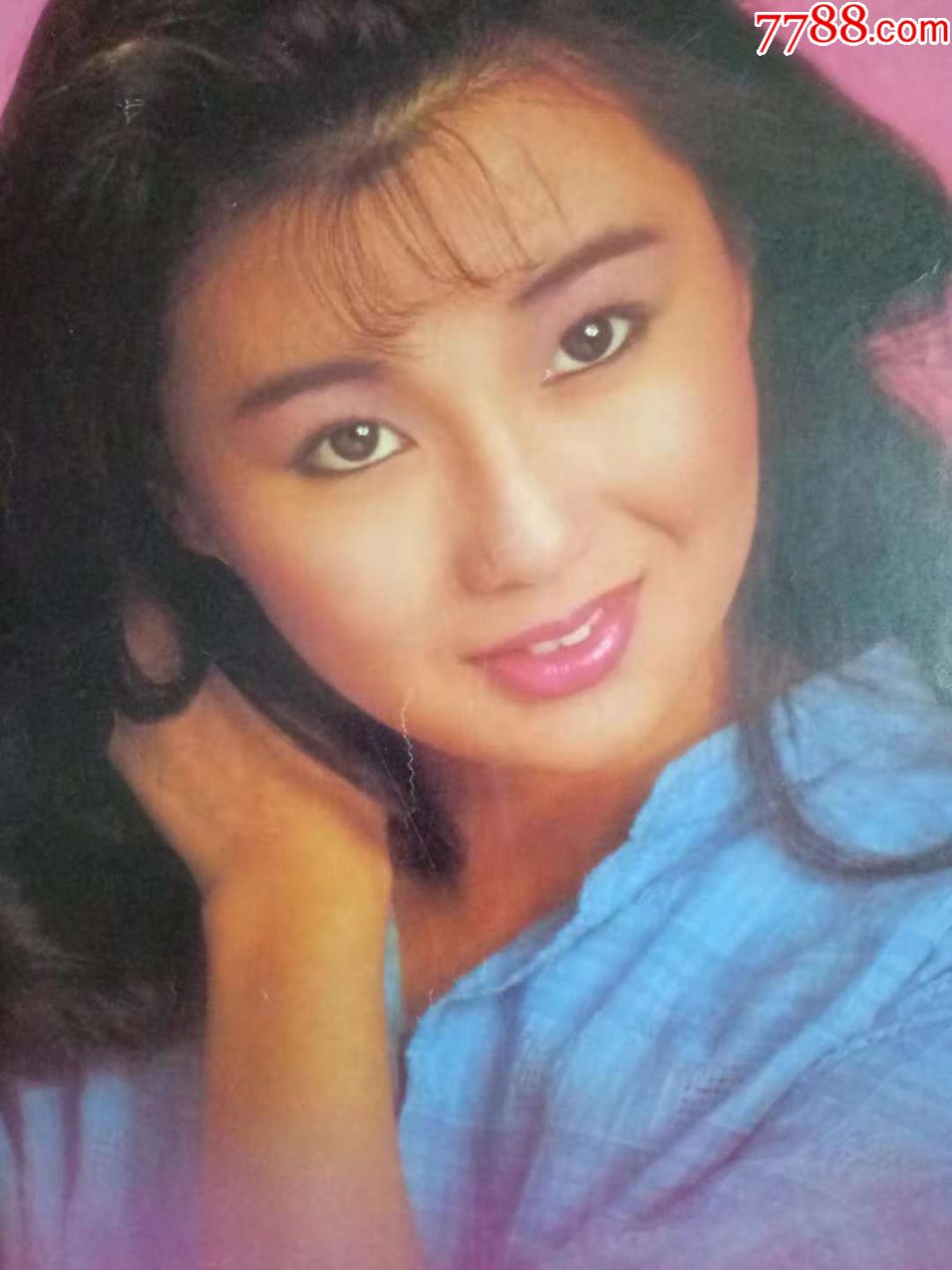 张曼玉香港挂历封面1张脸部轻微折痕