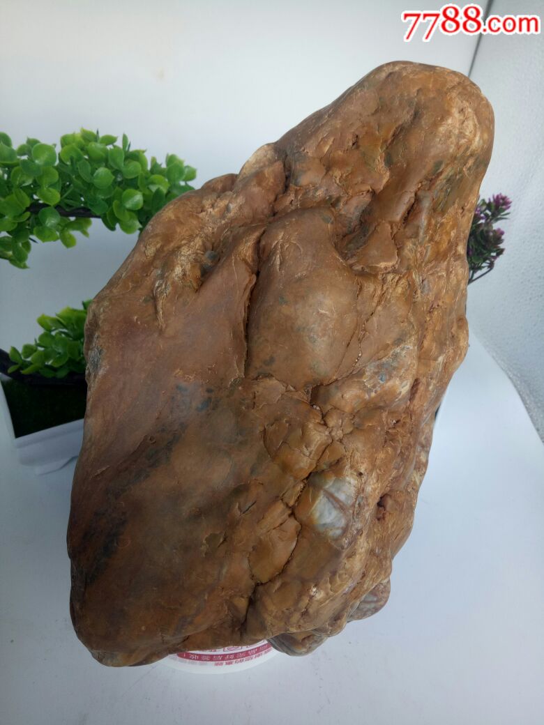 月亮玉化陨石(金佛)