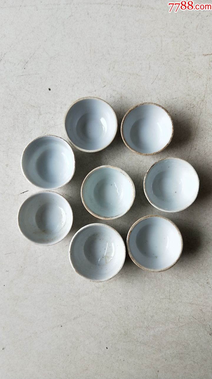 民国茶杯8个---品相漂亮完整