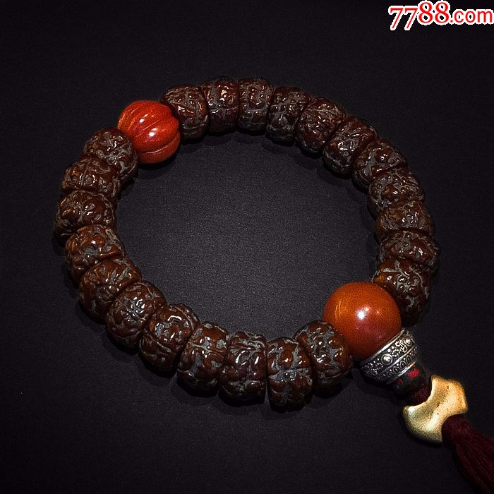 清民时期藏传老金刚菩提手串手钏佛珠念珠不包含配饰