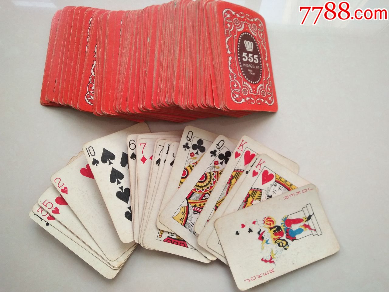 555皇冠扑克4副不全(存214张),扑克牌_第3张_7788扑克牌