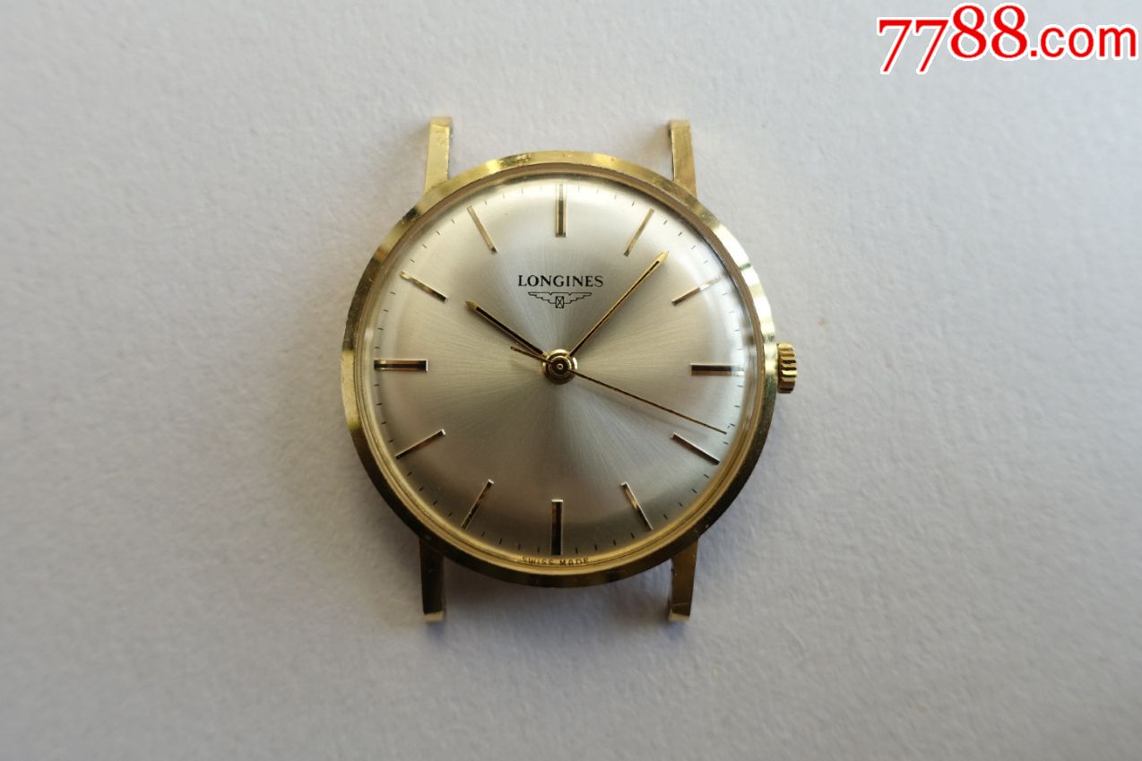 18k黄金浪琴280古董表