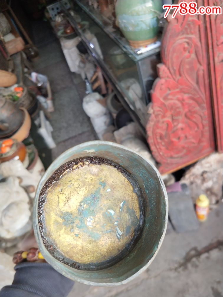 民国云南少见美品铜水烟筒