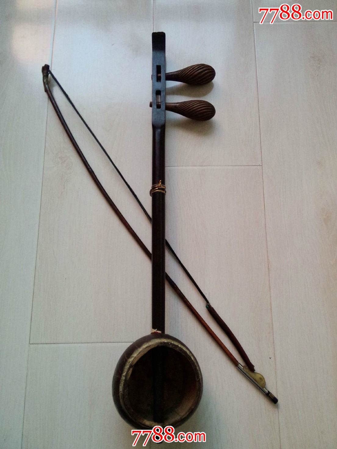 建国初好品紫檀木板胡一把_二胡/胡琴_第5张_7788乐器收藏