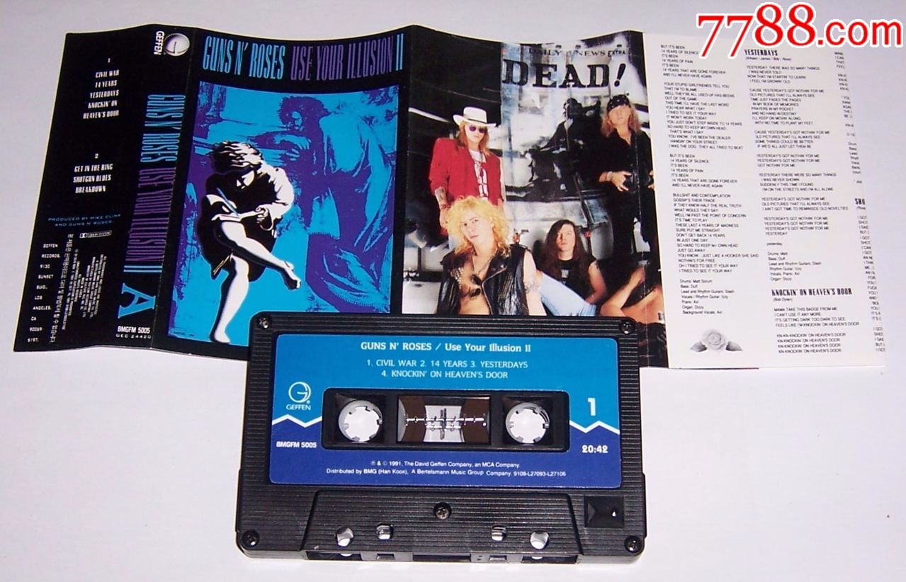 老磁带(韩版枪花乐队枪炮与玫瑰gunsnroses)