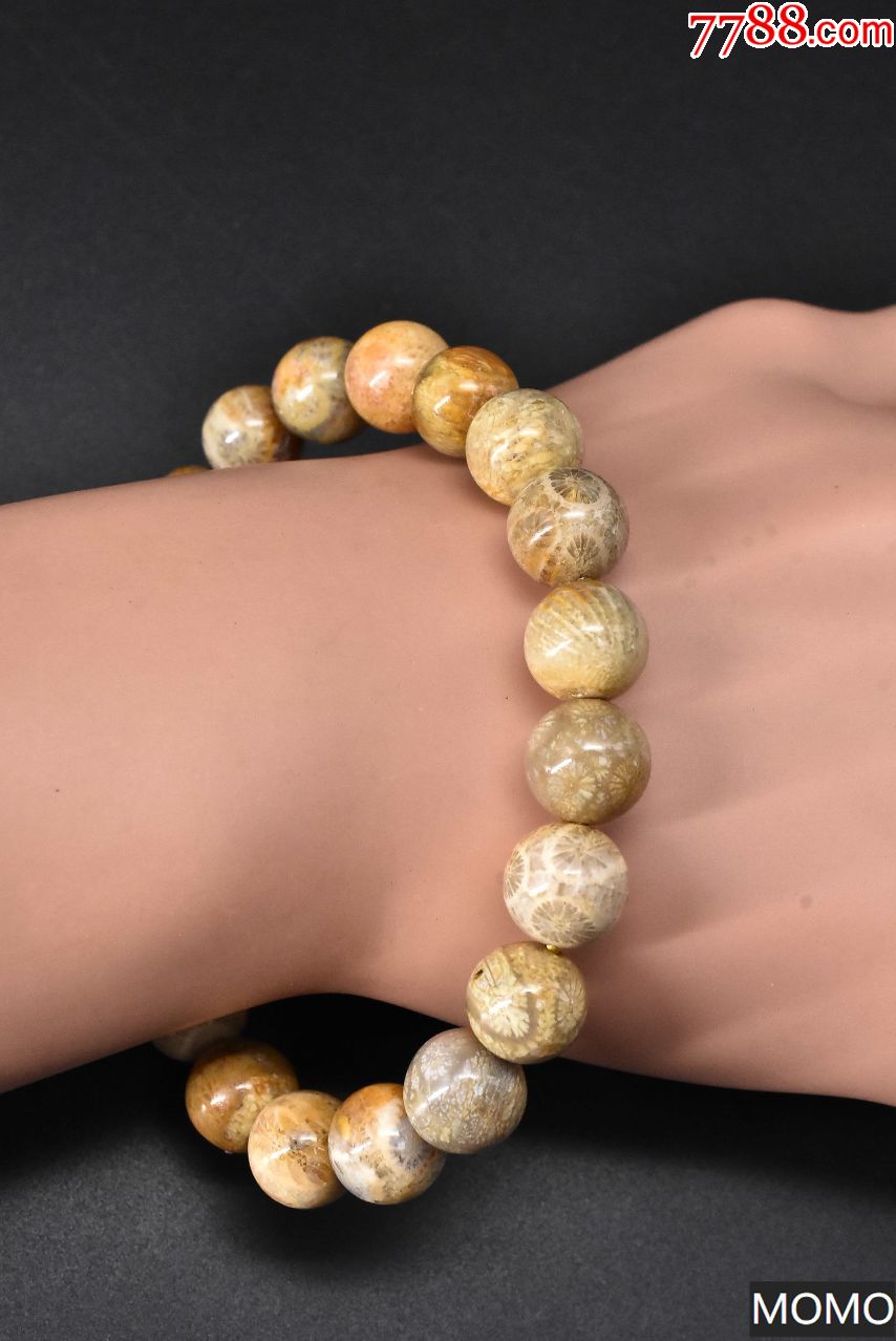 (v458*)《菊花石手串》一个