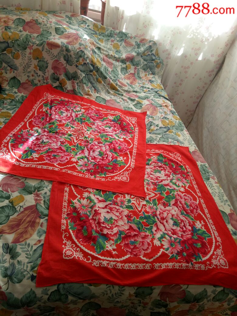 印花包裹皮一对儿-价格:25元-se63280795-包袱皮/包裹皮-零售-7788