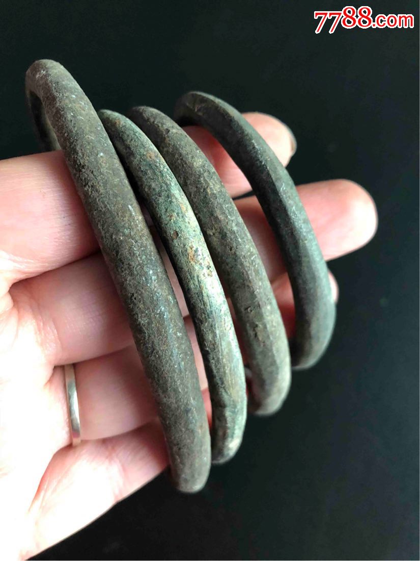 清代老家具上的铜环老物件.