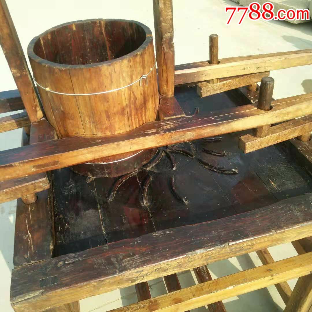 民俗物件,茶叶机,茶文化,用来柔茶叶的工具,值得拥有收藏,博物馆,农家