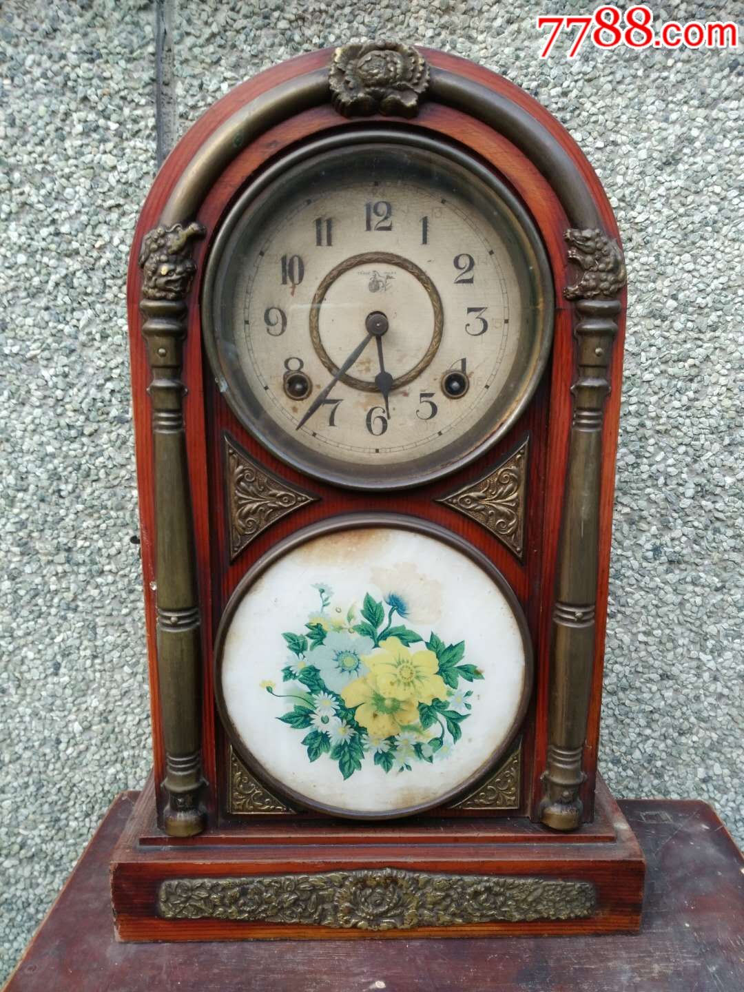 民国马球牌座座钟(保老保真)_座钟/落地钟_第1张_7788钟表收藏