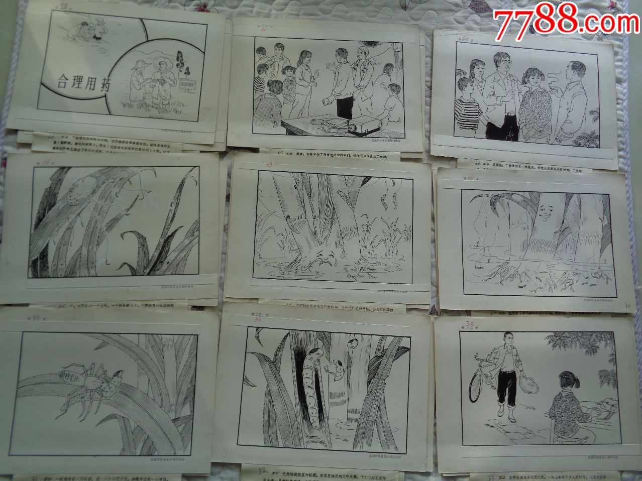 科普连环画原稿