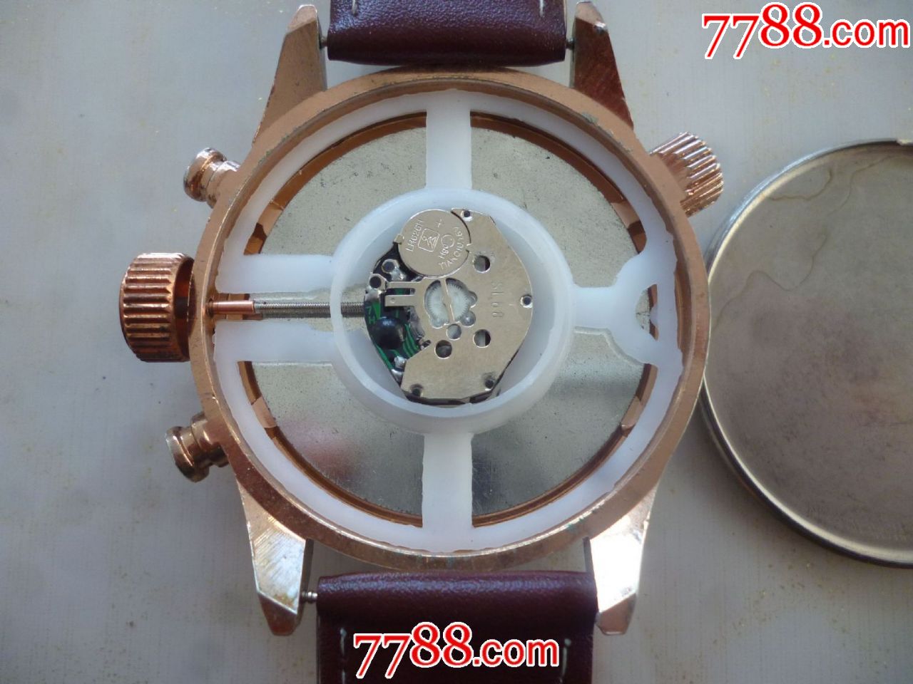 大漂亮美品玫瑰金镀金【mundell】男士古董老表一块!【很新!