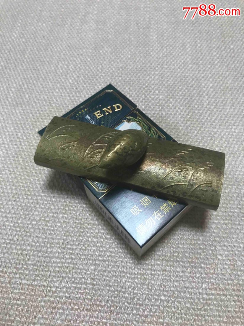 宏字款日本黄铜镇纸-价格:155.0000元-se63315568-铜杂件-零售-7788收