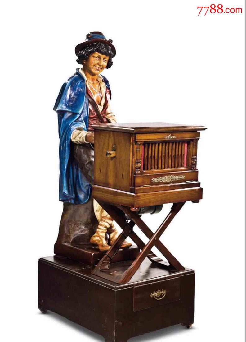 英国1900年古董自动风琴