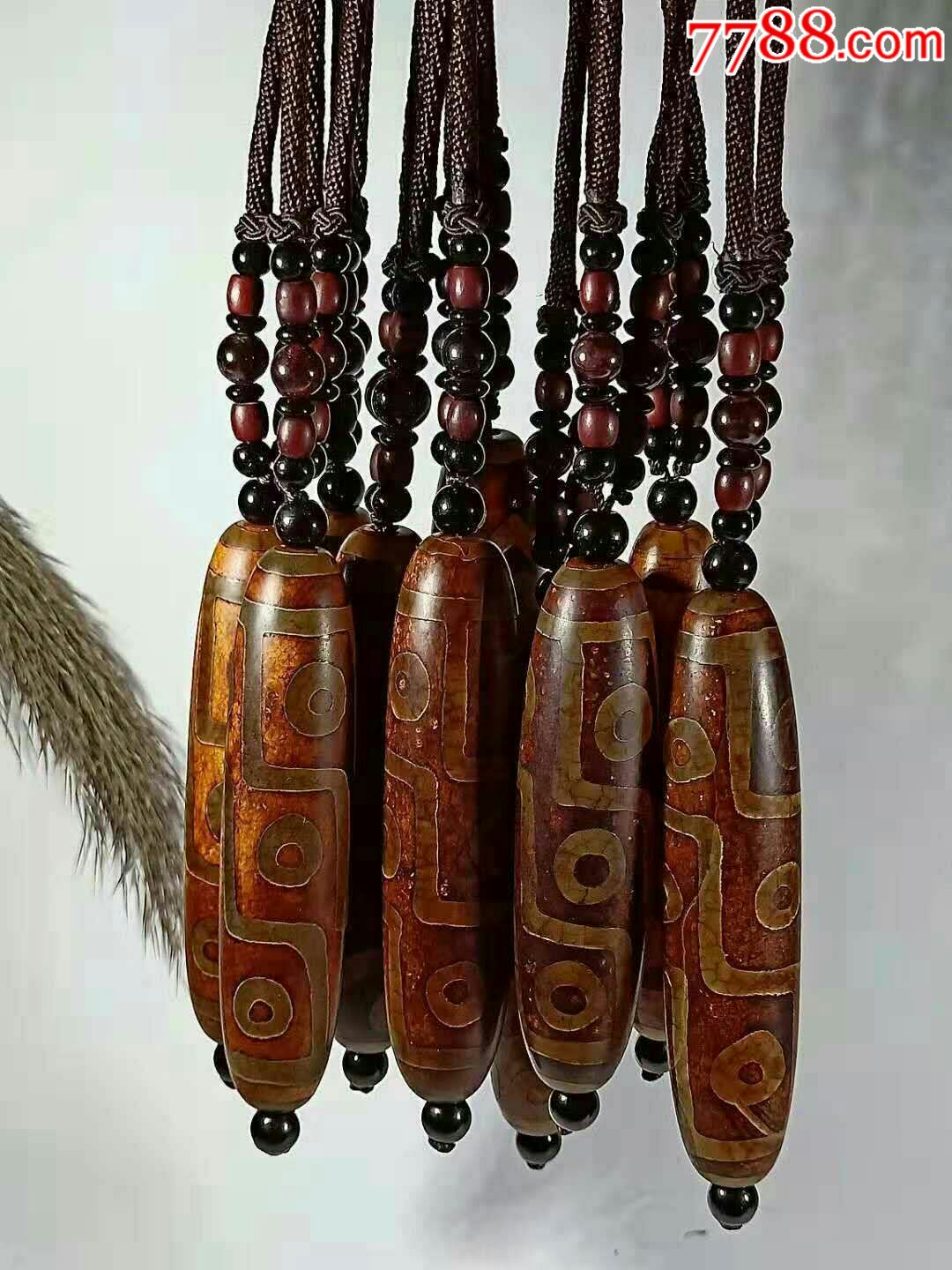 玛瑙天竺佩10个,包浆均匀浑厚,保存完好无瑕疵,有极高的收藏价值!