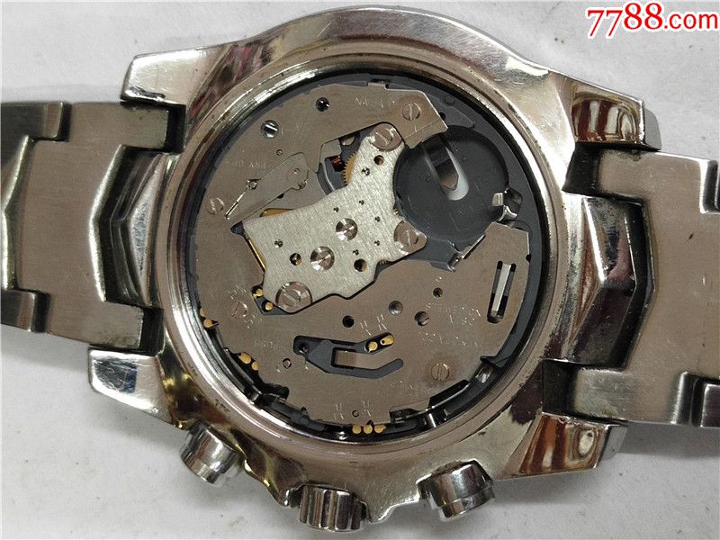 白色盘casio卡西欧2714ef-524男士电子石英表