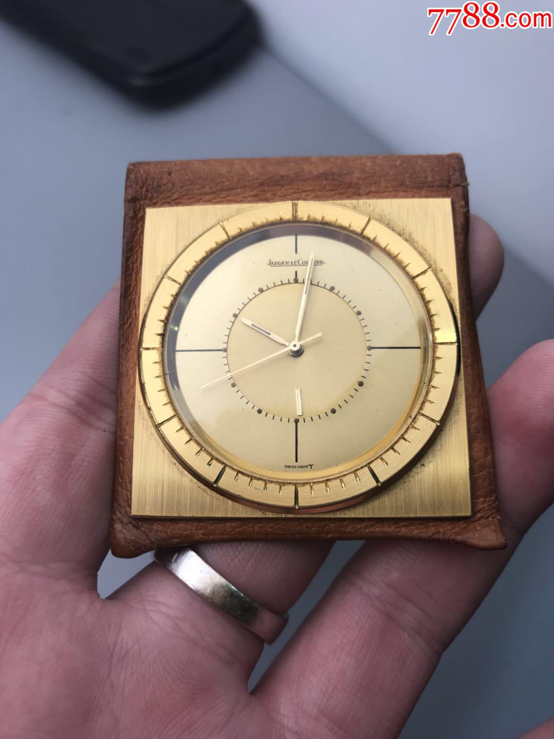 二手经典积家闹钟机械表