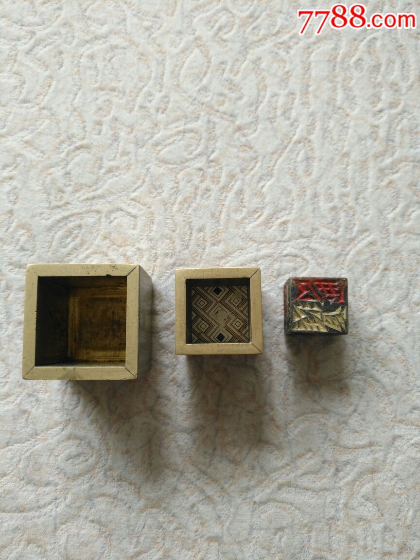 民国铜赌具完整