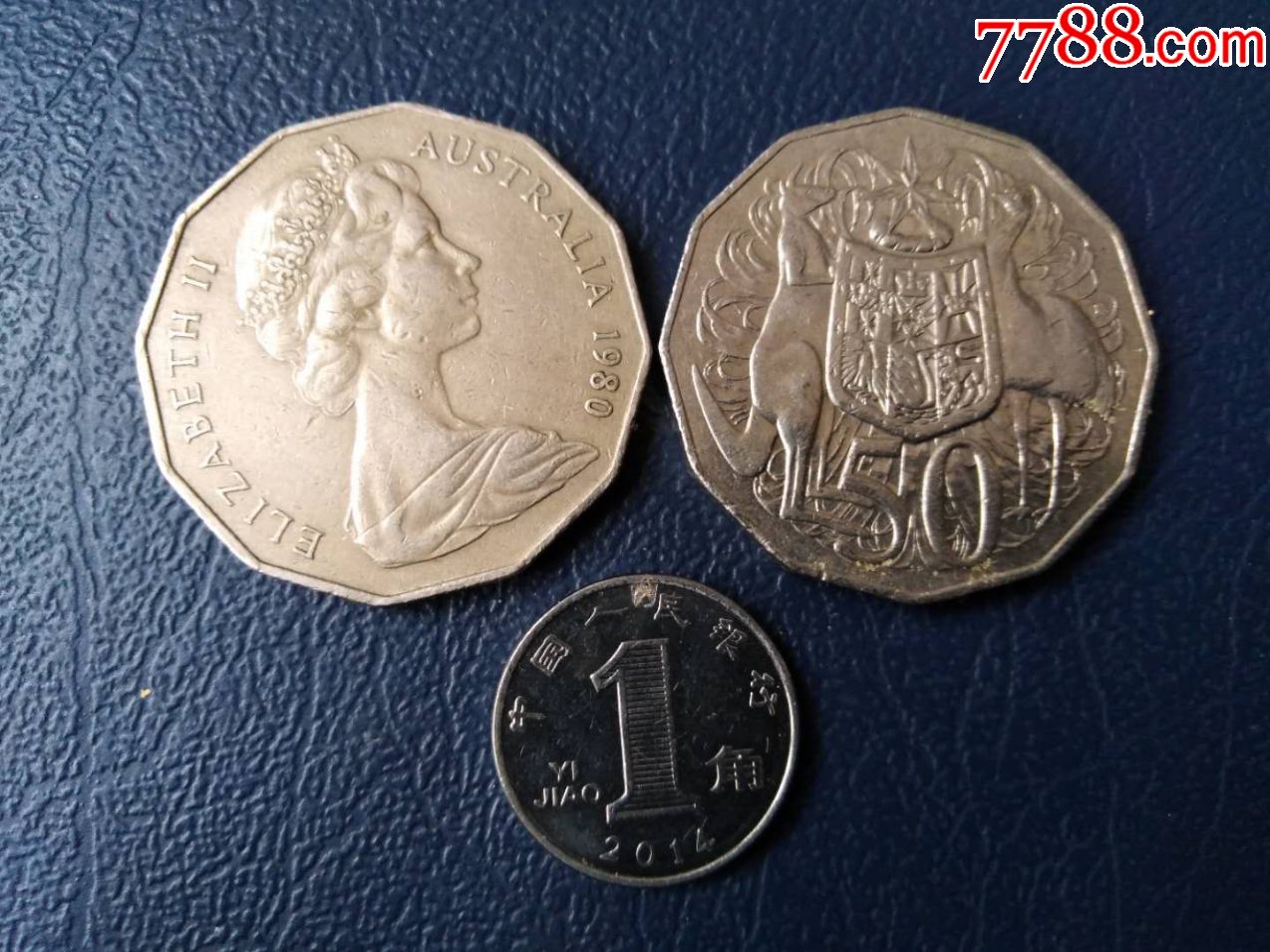 澳元50分硬币图片图片