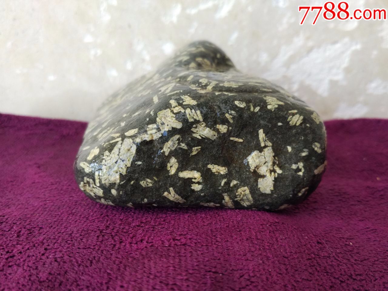 洛阳奇石736雪花石原石