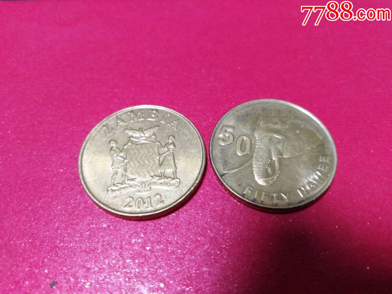 赞比亚钱币硬币3枚旧品实图-价格:4元-se97364472-外国钱币-零售-7788收藏__收藏热线