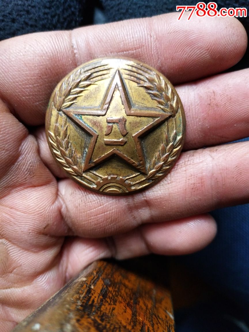 55式陆*帽徽一个