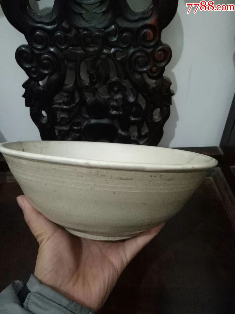 宋元土定窑大碗一个