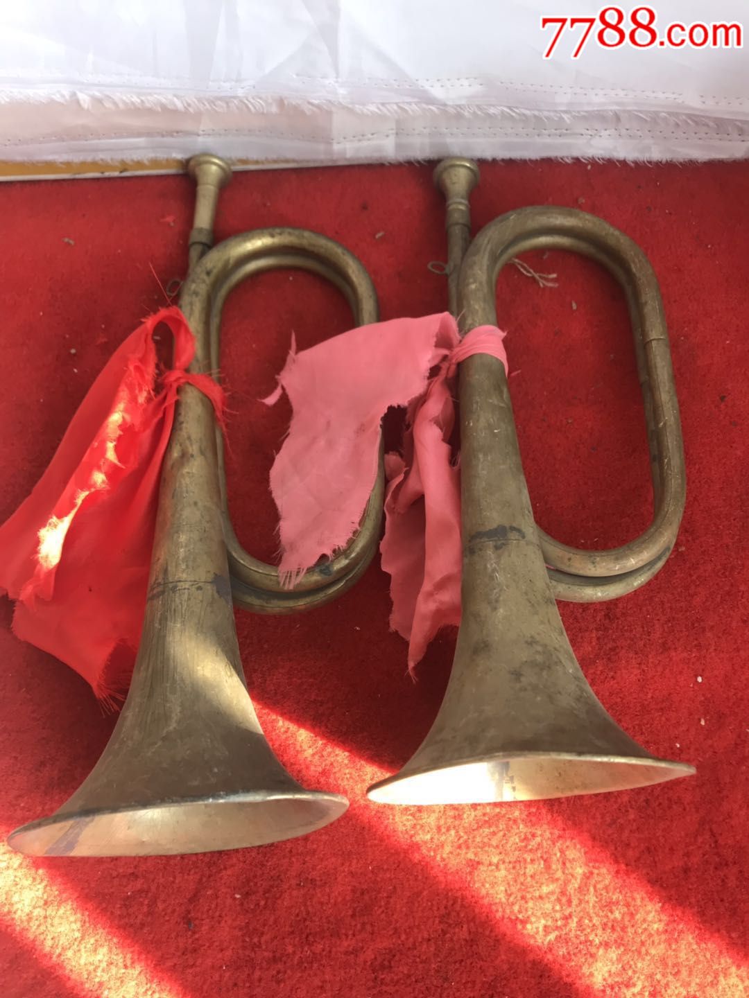 解放战争时期的冲锋号保存完整正常使用全品