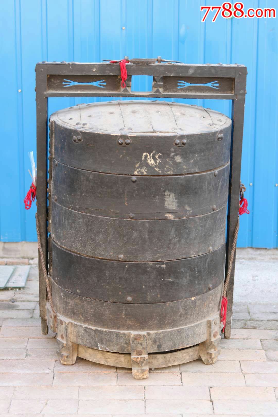 清中期大食盒!器型硕大!包浆自然!品相一流!保存完整!包老保真!