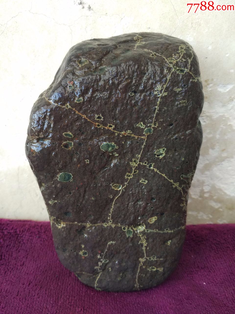 洛阳奇石750梅花玉原石"梅枝招展"