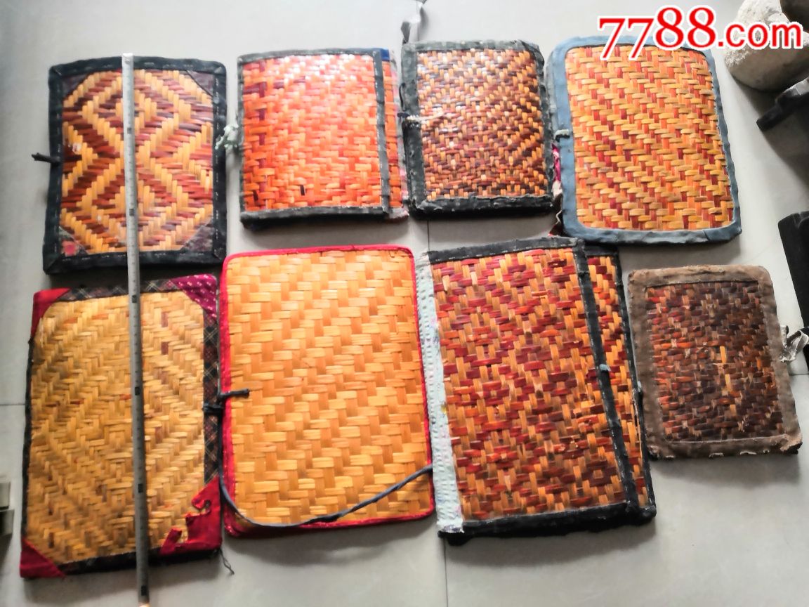 民国绣品画样鞋样样夹子8个