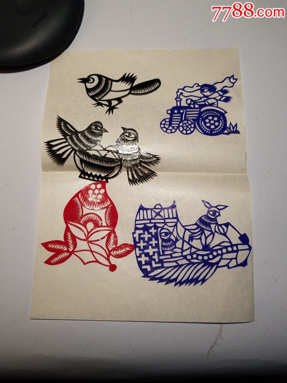 八十年代剪纸一组_剪纸/窗花_第1张_7788纸艺