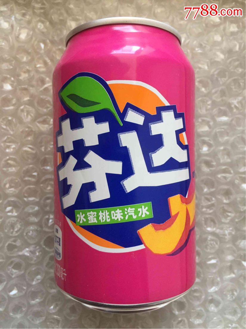 芬达水蜜桃味易拉罐
