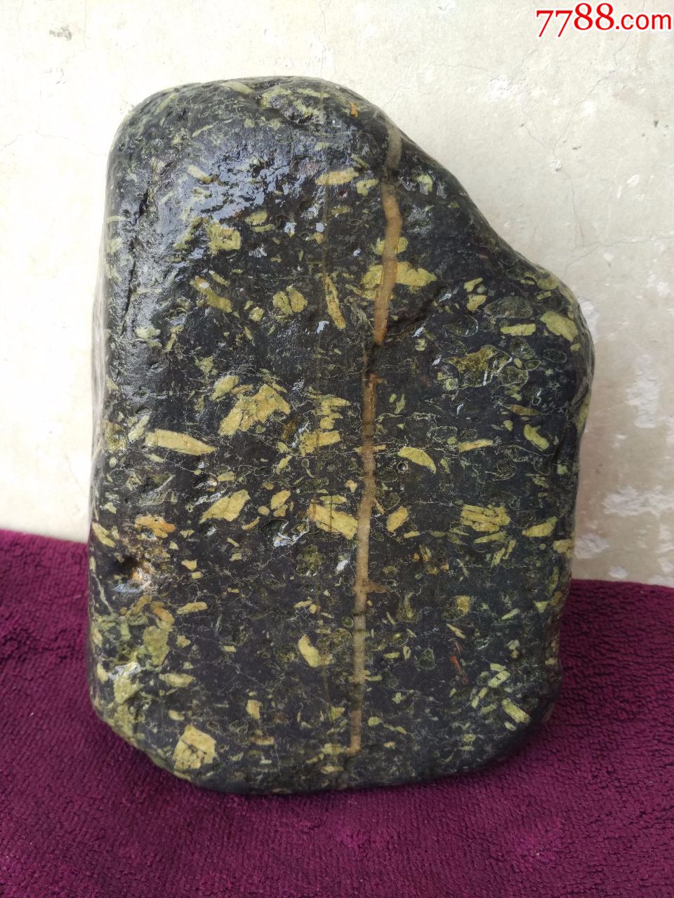 洛阳奇石774雪花玉原石