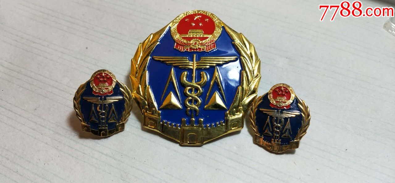 交通执法帽徽肩章一套