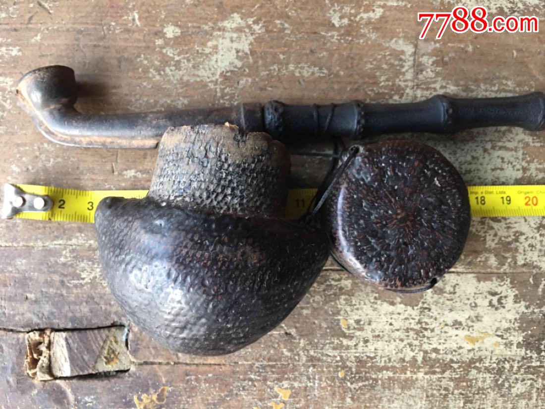 包浆浓厚的清代大烟枪