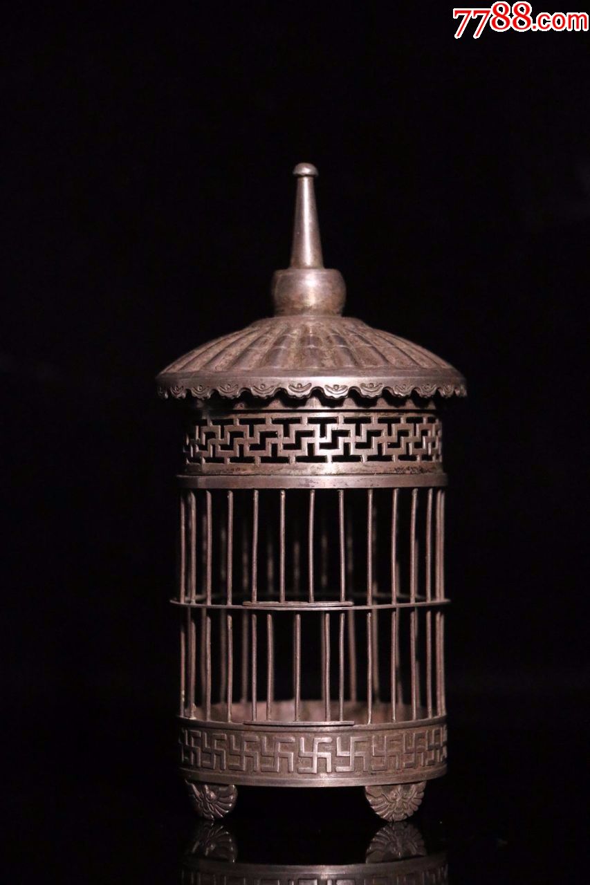 纯银蝈蝈笼