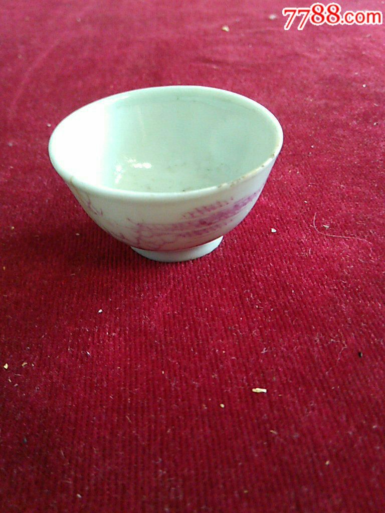 民国存德堂孙记药店小瓷盅一个