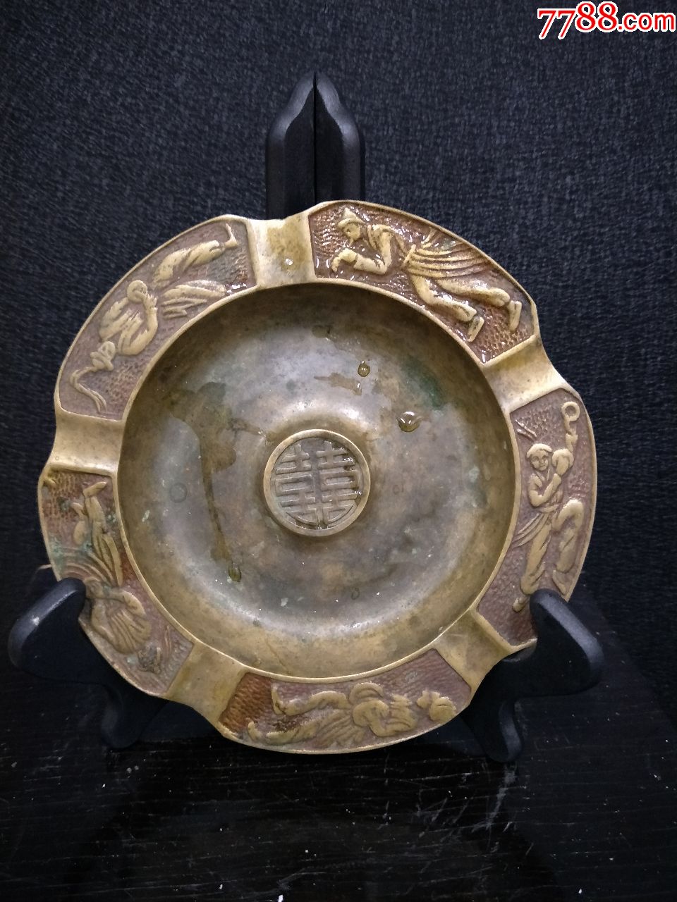 民国铜盘!