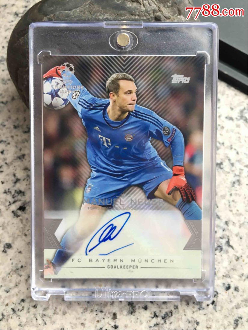 诺伊尔签字球星卡