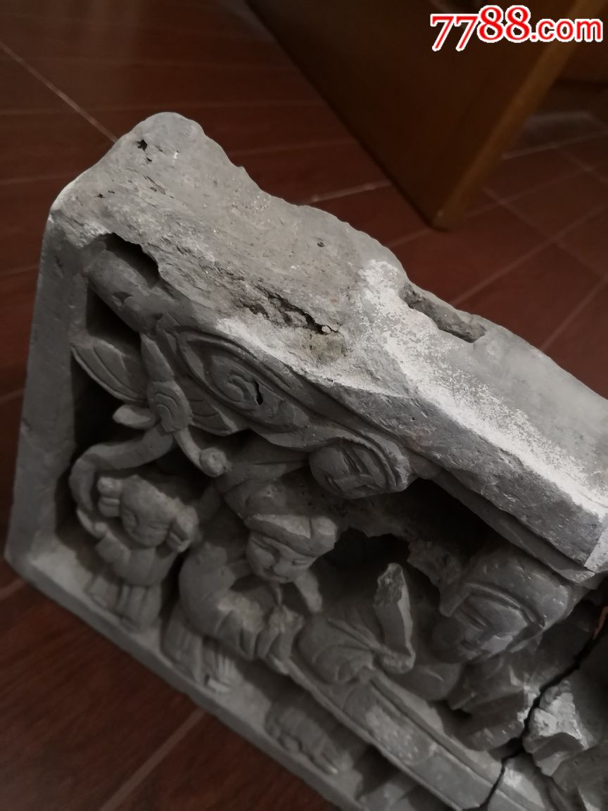 包老清代苏工人物砖雕-价格:300.0000元-se63753026-其他宗教藏品-零