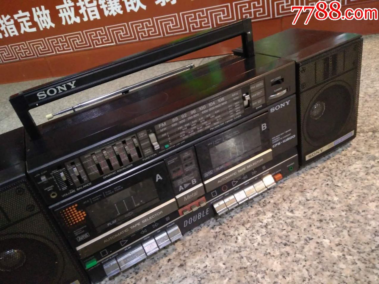 sony索尼cfs-w600收录机