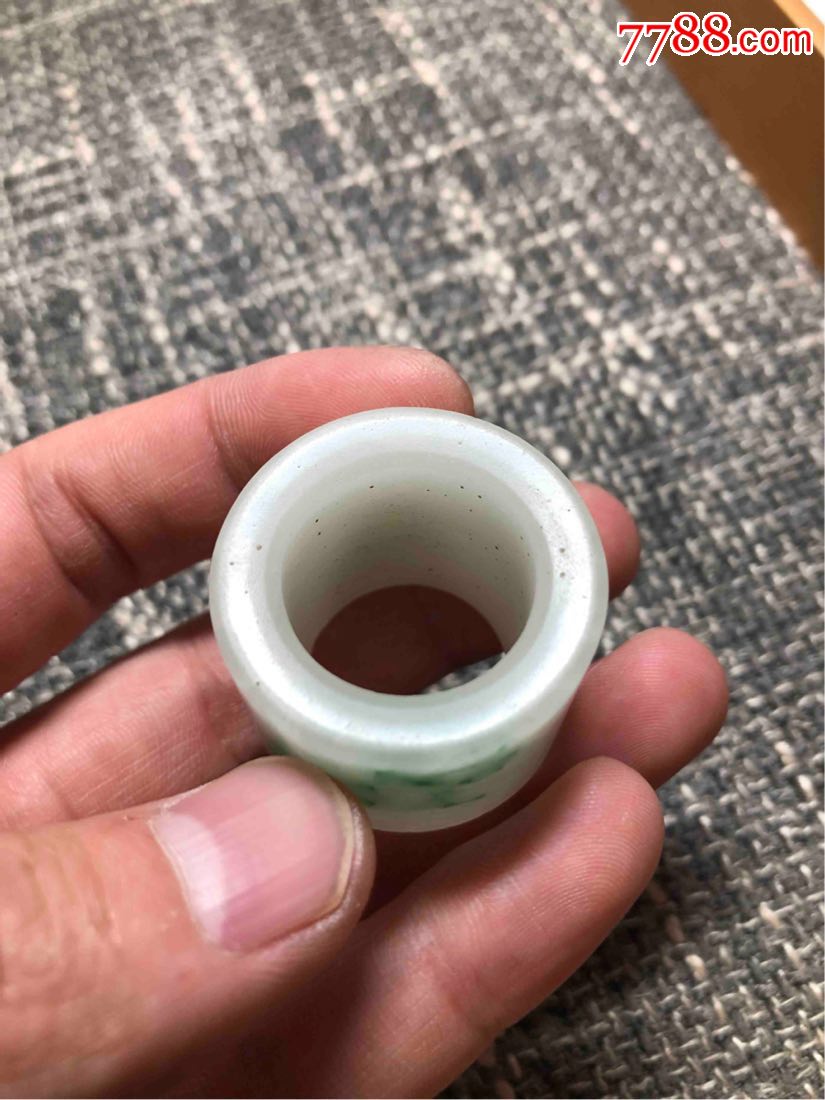 清中期料器琉璃扳指