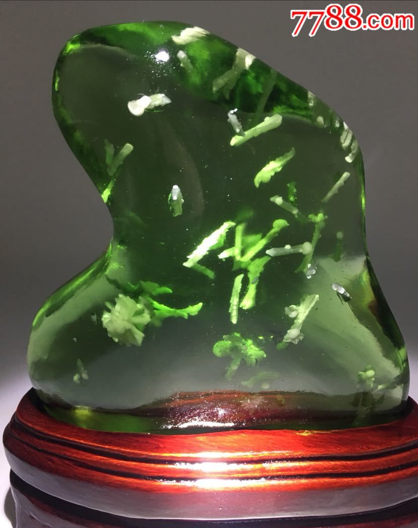 火山琉璃摆件