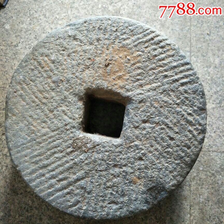 老青石碾轱辘子