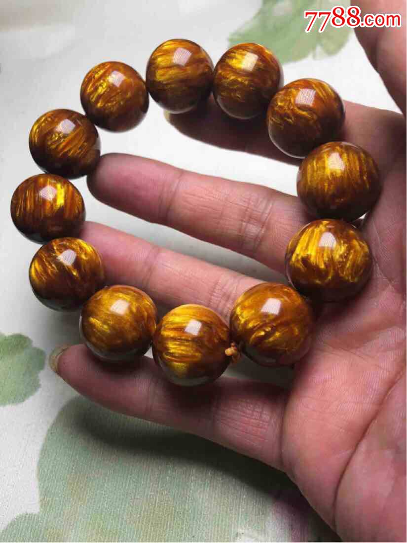 海柳手串珠子直径17.8mm,品相如图