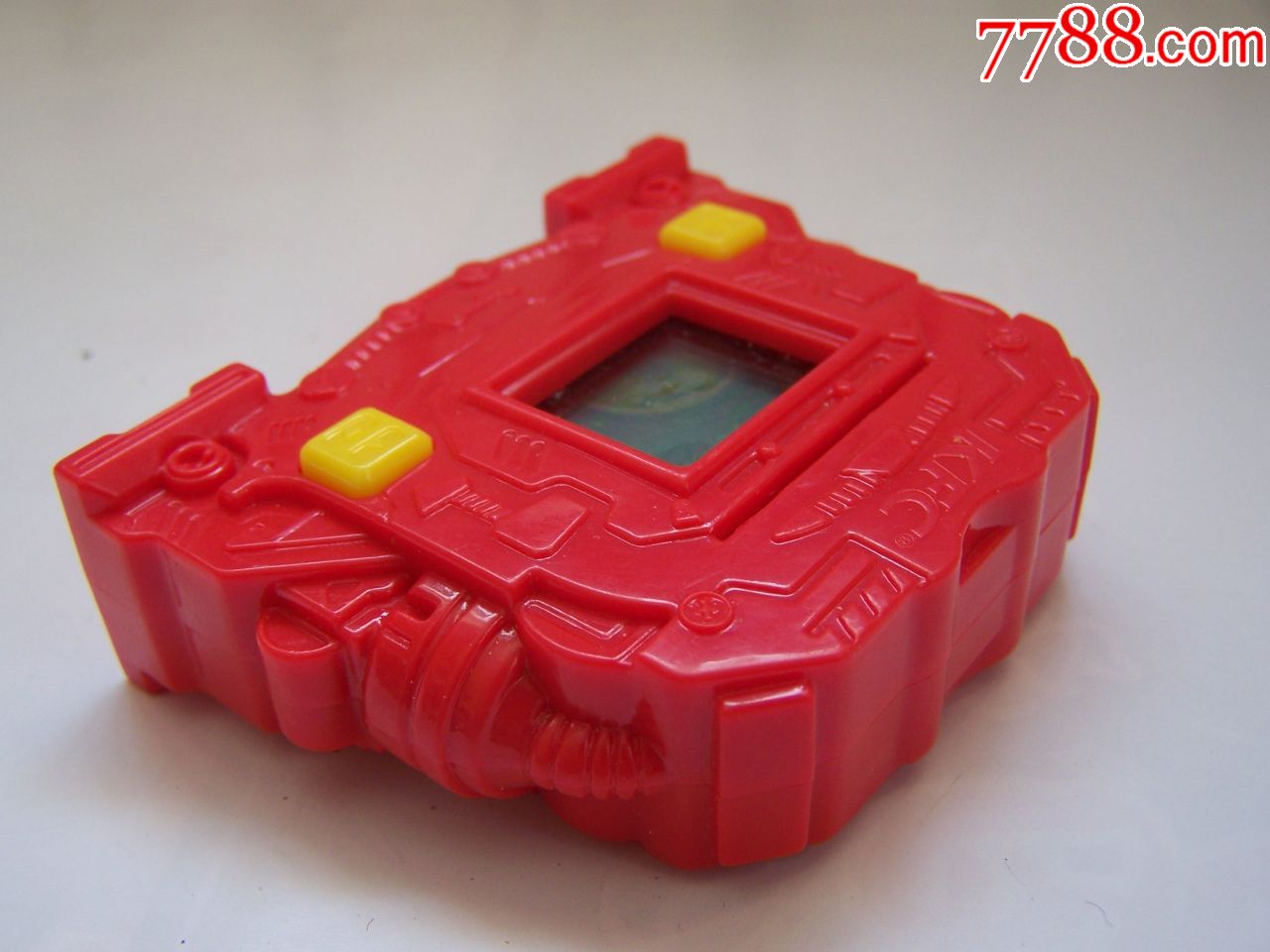 肯德基限量玩具,太空堡垒,游戏机,大红色,喜庆,稀少,点图可放大