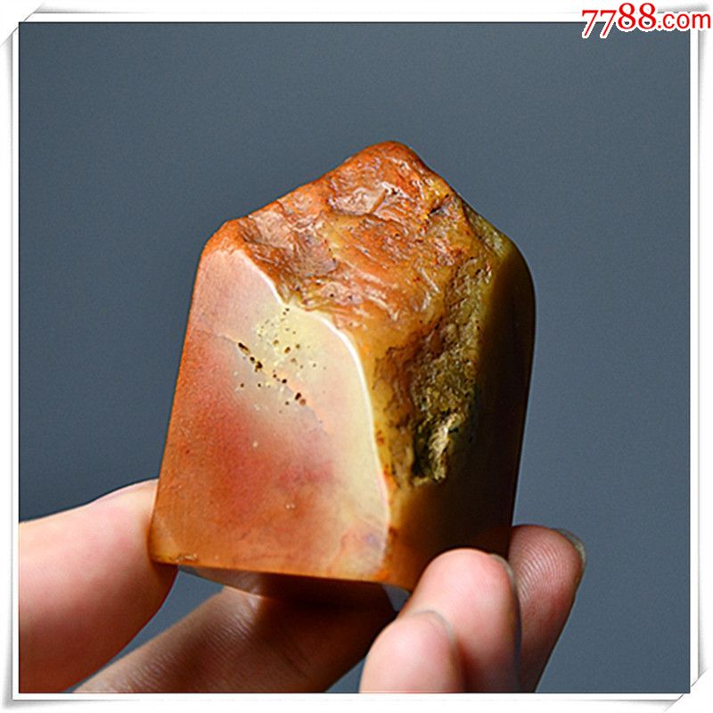 寿山石鹿目石印章