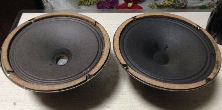 一对电子管收音机全频大喇叭