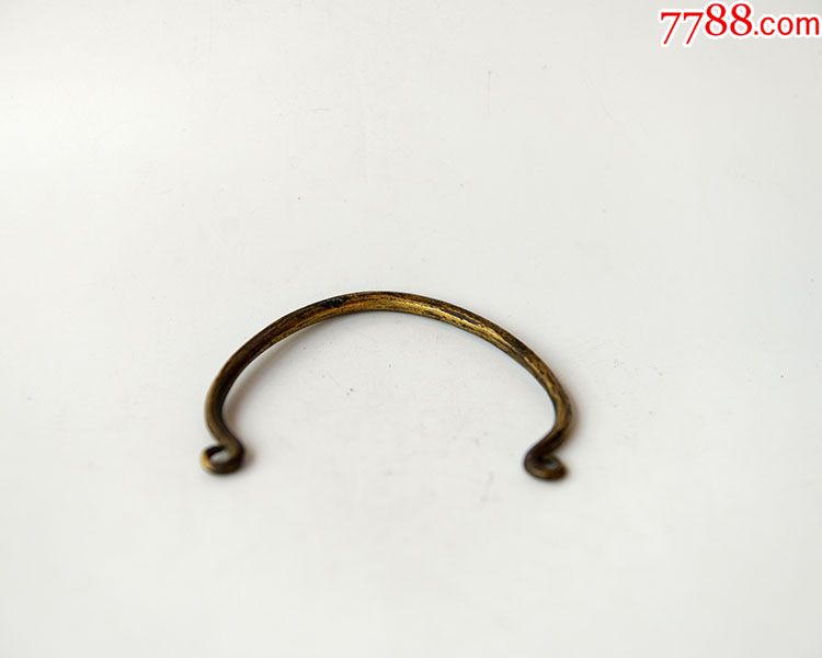黄铜壶梁纯铜提梁壶把提手铜杂件
